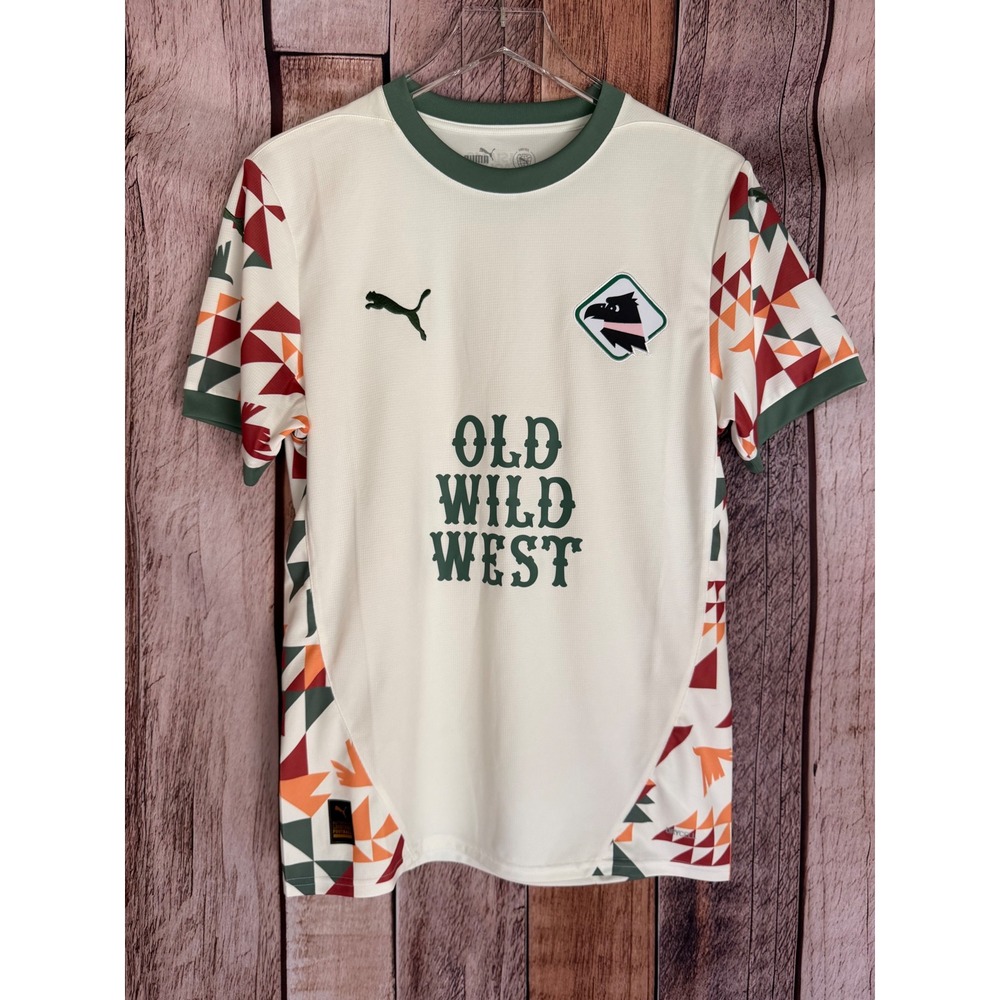 Puma Palermo FC 2024/25 Old Wild West Pre Match Jersey Soccer White Size Small